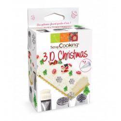3D christmas sockets kit - ScrapCooking