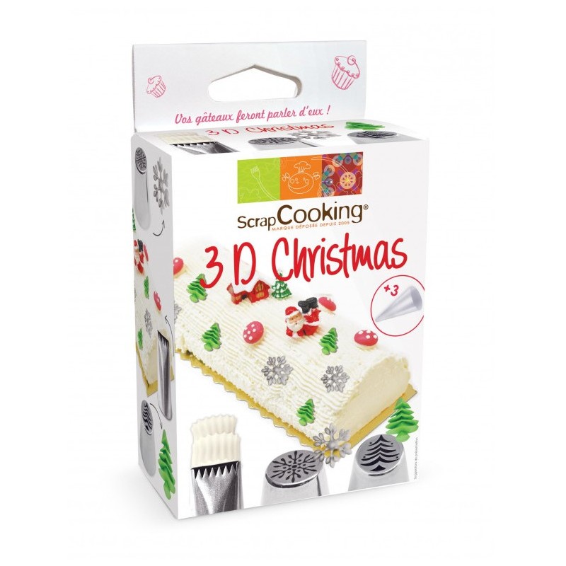 Kit de enchufes navideños 3D - ScrapCooking