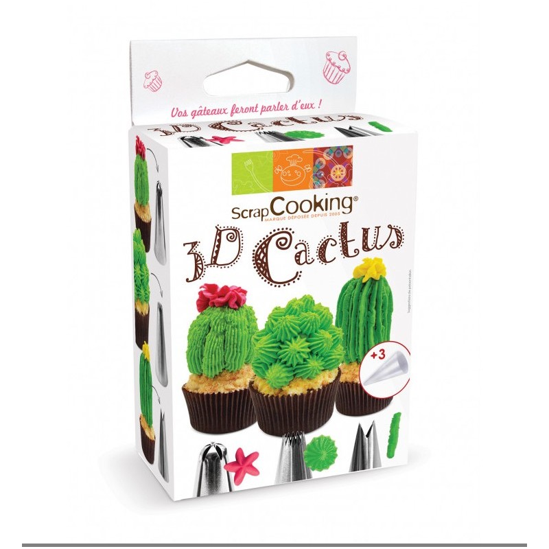 Kit portalampada cactus 3D - ScrapCooking