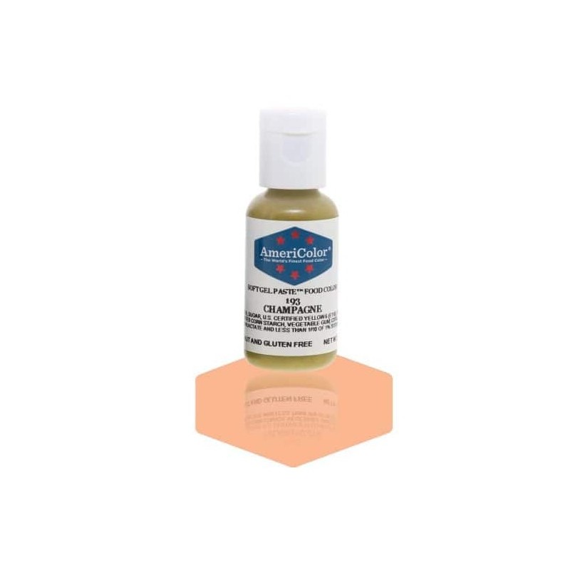 Americolor concentrated edible coloring color "champagne" 0.75oz
