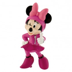 Figurita - Piloto de carreras Minnie - Mickey Mouse