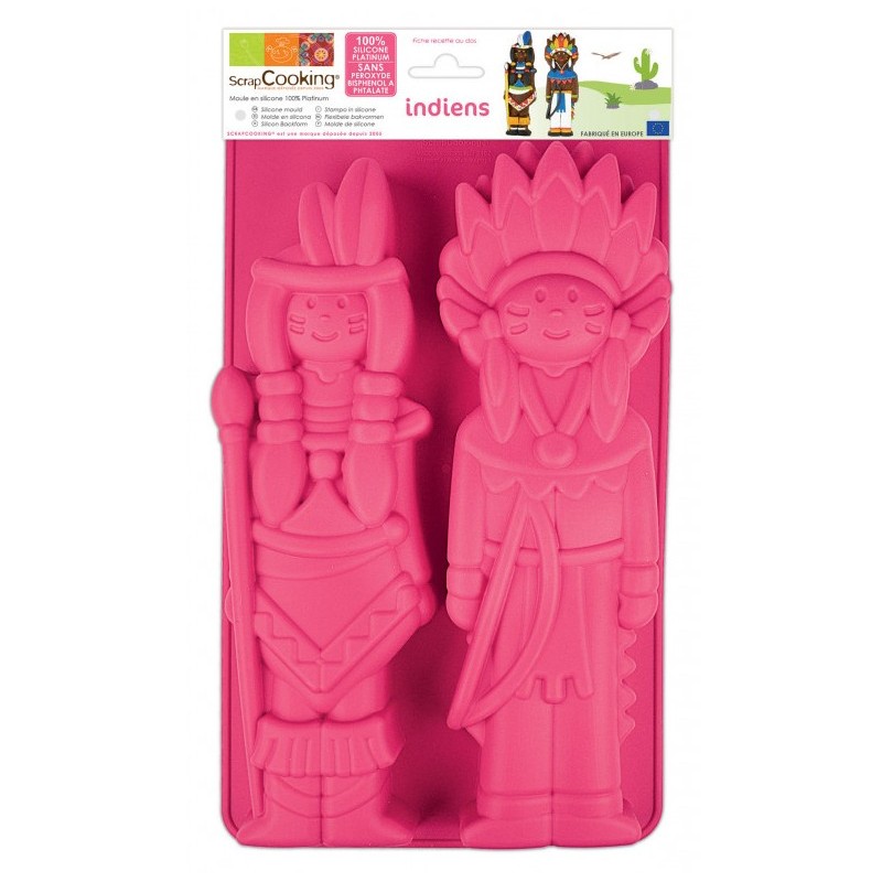 Silicone cake mold - indian - ScrapCooking
