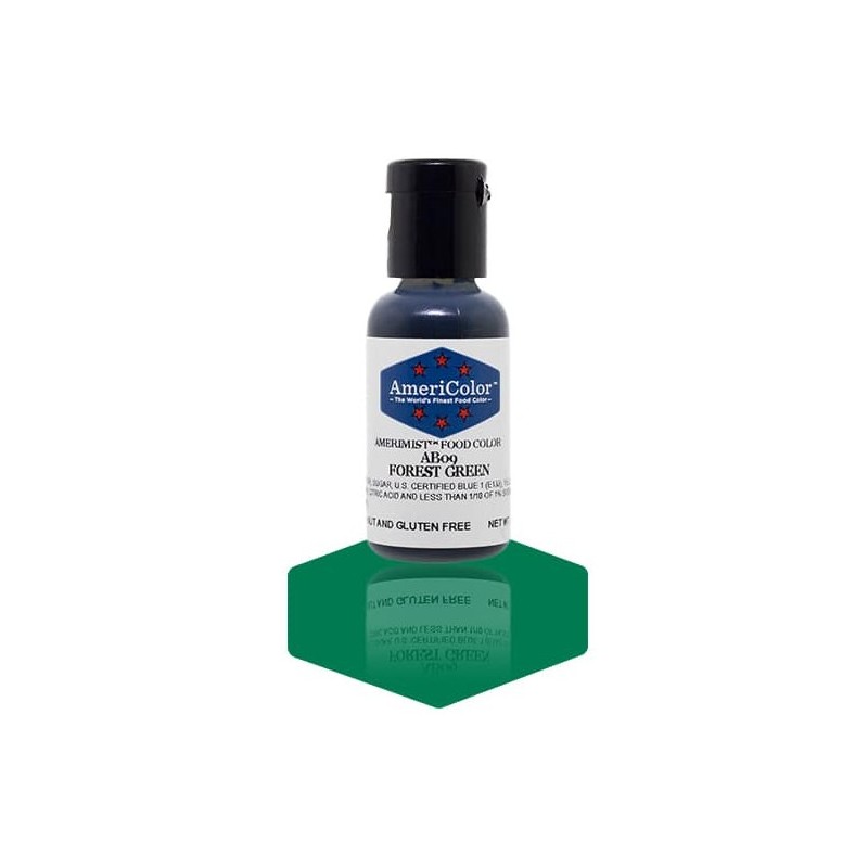 Amerimist concentrated edible coloring color "forest green" 0.65oz