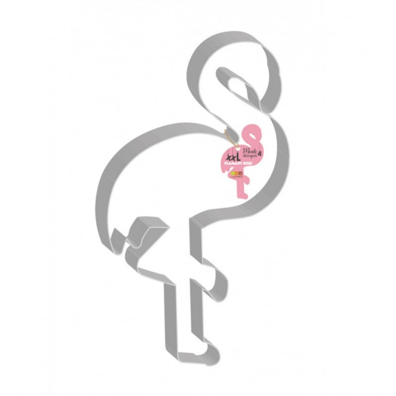 XXL Edelstahl Schneidform - Flamingo - ScrapCooking