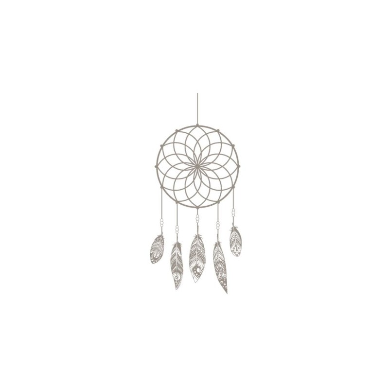 wooden stamp - dream catcher - 65 x 120 mm - Artemio