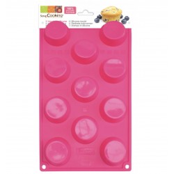 Silicone cake pan - 11 mini muffins - ScrapCooking