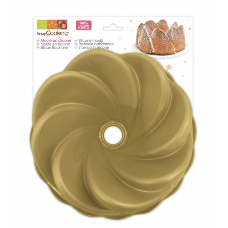 Silicone cake mold - kouglof - ScrapCooking