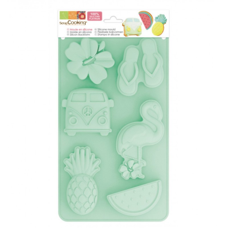 Molde de silicona - multi-summer - ScrapCooking