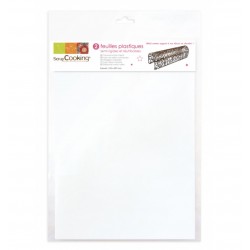 2 semi-rigid plastic sheets A4 - ScrapCooking