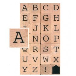 Holzstempel - Alphabet - Artemio