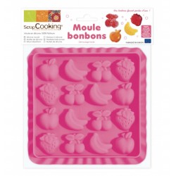 Silicone mold for fruit and chocolate candies - ScrapCooking
