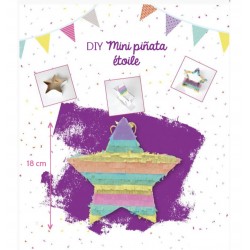 DIY mini piñata - étoile multicolore - ScrapCooking