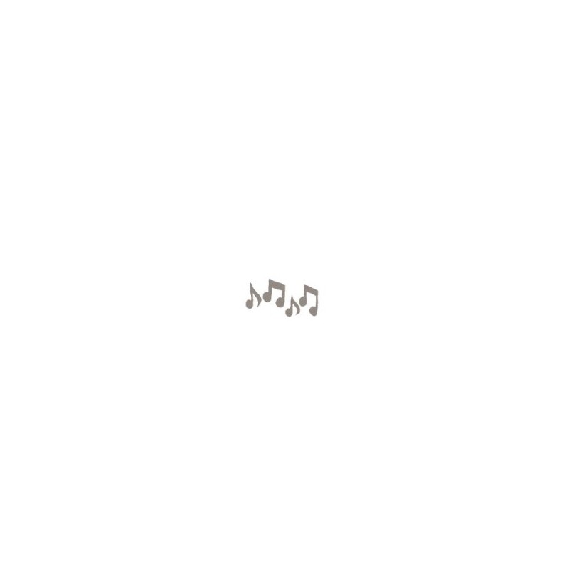 tampón de madera - notas musicales - Artemio