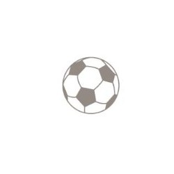 tampone legno - palla da calcio - Artemio
