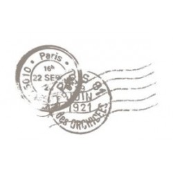 wooden stamp - postmarks - Artemio