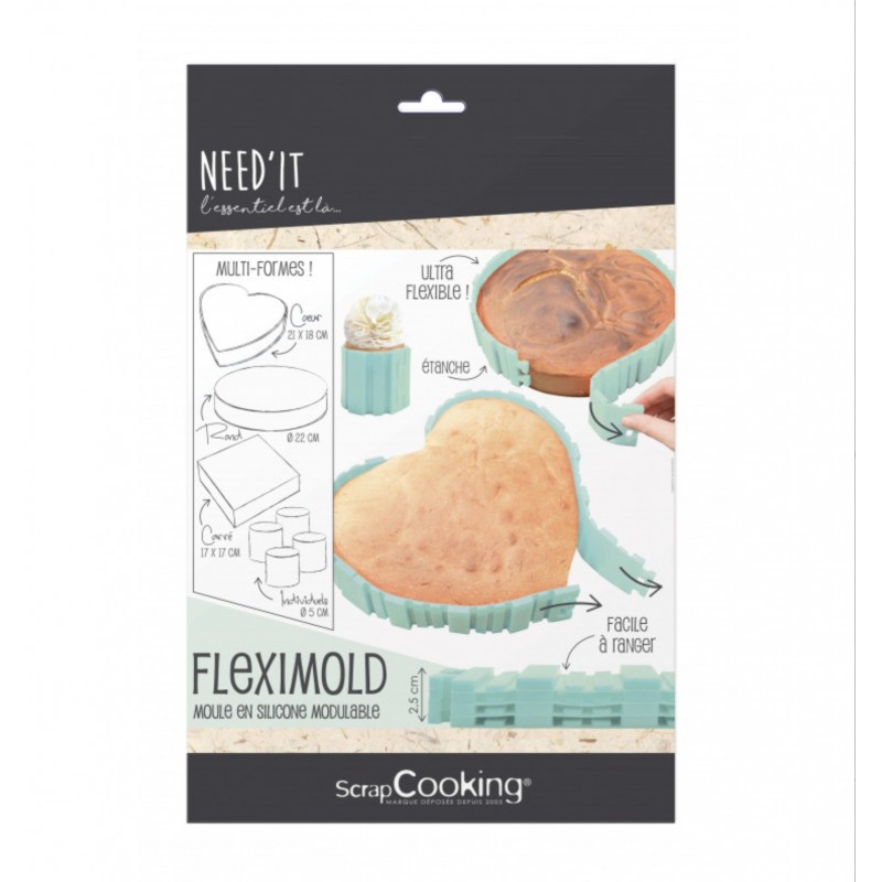 Flexi mold Need'it - ScrapCooking