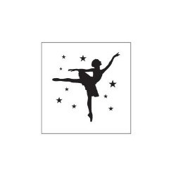 clear stamp - 4 x 4 dancer - Artemio
