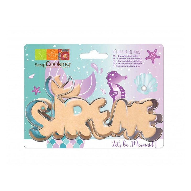 Mermaid stainless steel cutter - ScrapCooking