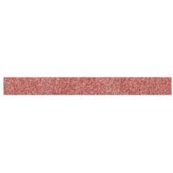 Tape / Cinta adhesiva purpurina - rojo - 1.5 cm - Artemio