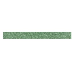 Tape / Cinta adhesiva purpurina - verde - 1.5 cm - Artemio
