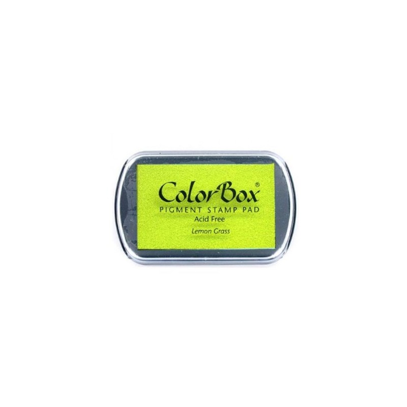 almohadilla de tinta colorbox - la hierba de limón - 10 x 6,3 cm