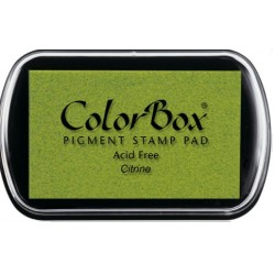 almohadilla de tinta colorbox - citrino - 10 x 6,3 cm