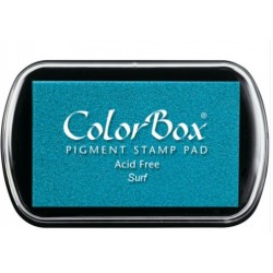 almohadilla de tinta colorbox - navegar - 10 x 6,3 cm