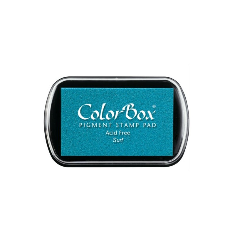 almohadilla de tinta colorbox - navegar - 10 x 6,3 cm