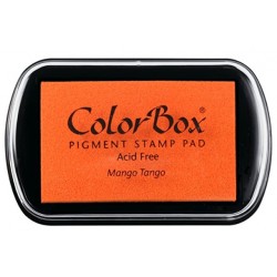 almohadilla de tinta colorbox - mango tango - 10 x 6,3 cm