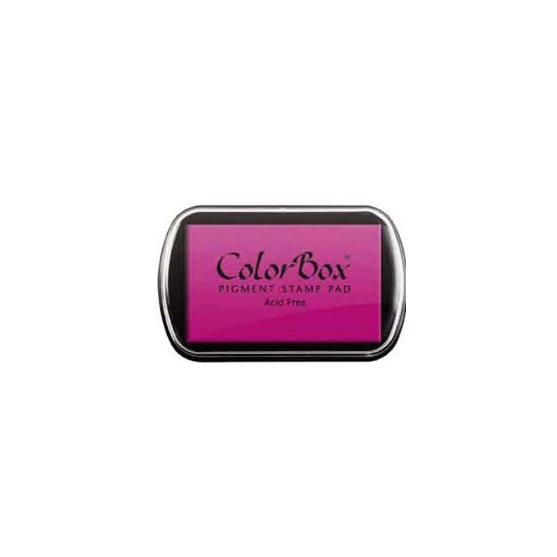 almohadilla de tinta colorbox - frambuesa - 10 x 6,3 cm