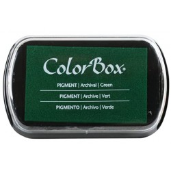 Colorbox-Stempelkissen - grün- 10 x 6,3 cm