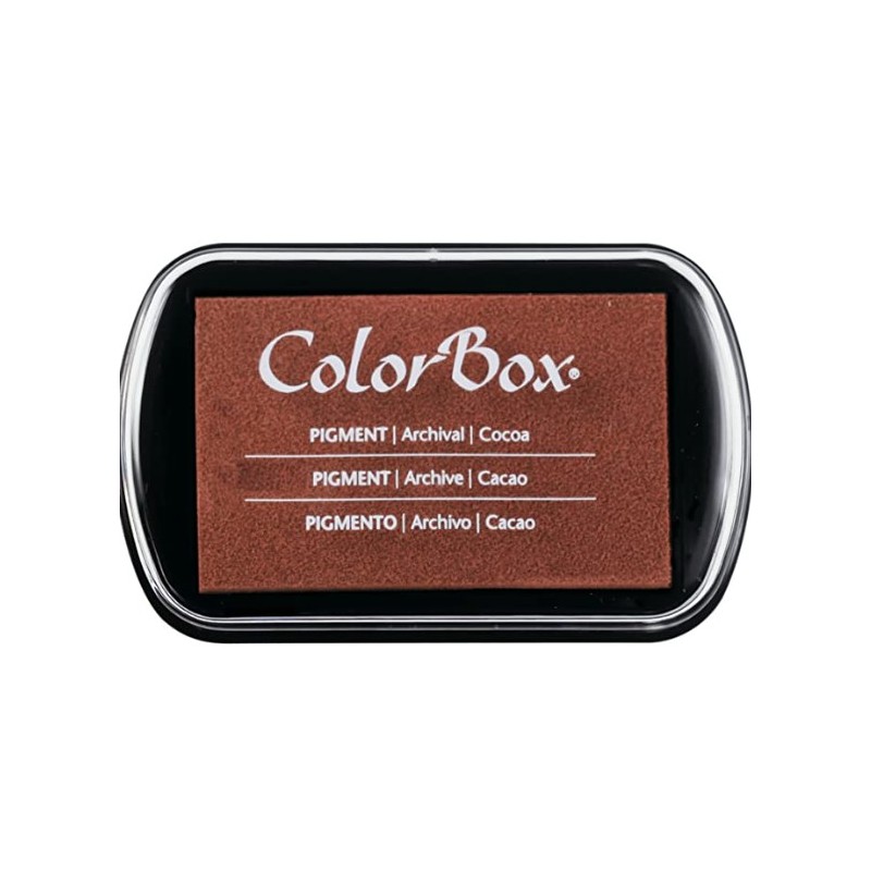 encreur colorbox - cacao - 10 x 6,3 cm