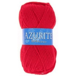 Bola de lana azurita - rojo