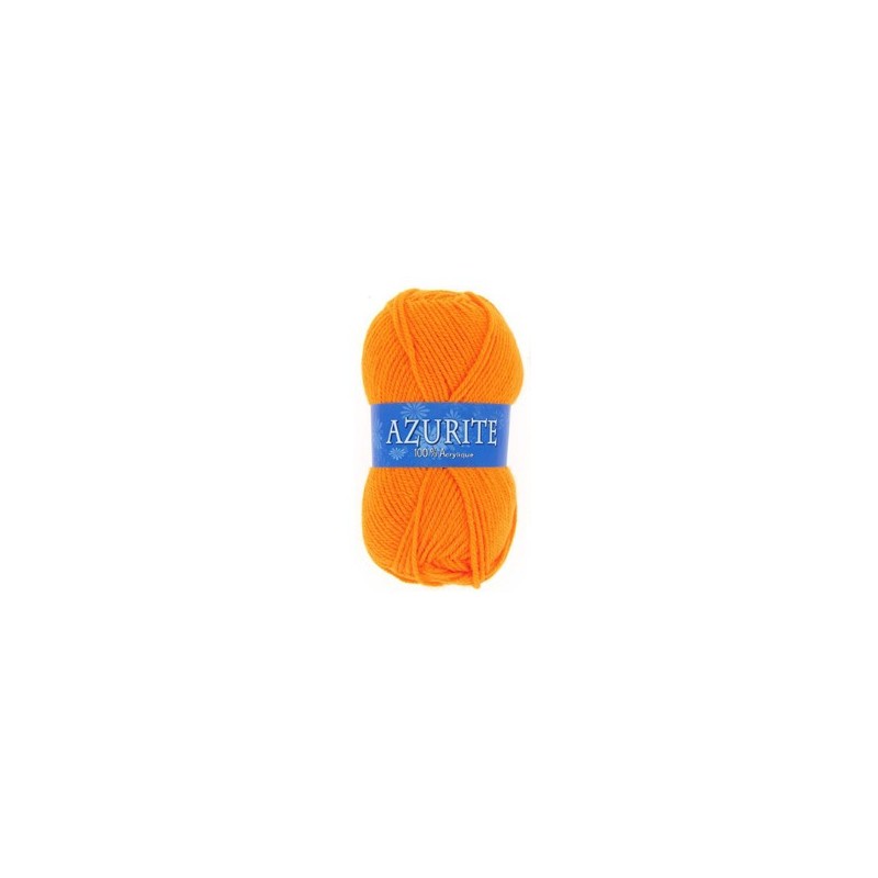 Azurite wool ball - orange