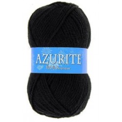 Bola de lana azurita - negro