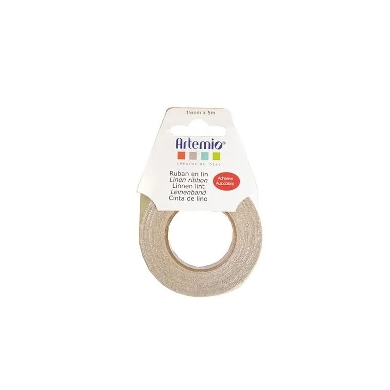 Tape / Cinta adhesiva purpurina - plata - 1.4 cm x 2.5 m