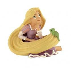 Figurina - Rapunzel con fiori - Rapunzel
