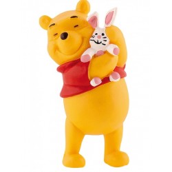 Figurine - Winnie the pooh with bouquet of flowers - Winnie the Pooh