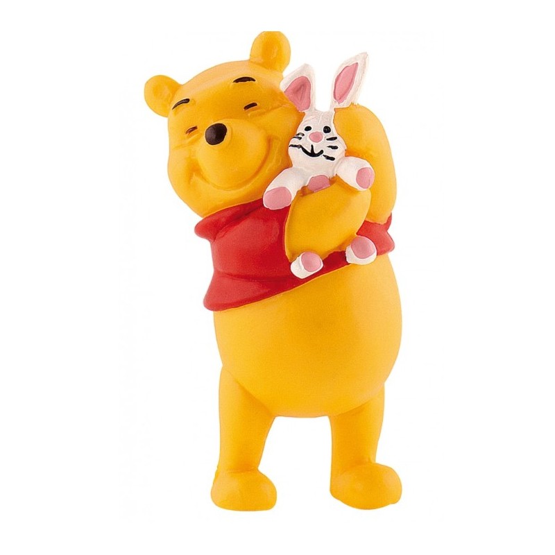 Figurita - Winnie the pooh con ramo de flores - Winnie the pooh