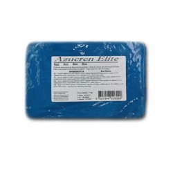 Pâte à sucre sans gluten - azulao / bleu foncé - 1kg - Azucren Elite