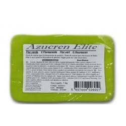 Pâte à sucre sans gluten - vert fluorescent - 250g - Azucren Elite