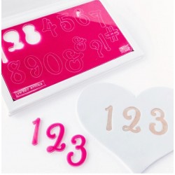 Anzahl & Symbol Druckersatz -  Sweet Sticks - Sweet Stamp Amycakes