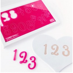 embosser number & symbol -  Sweet Sticks - Sweet Stamp Amycakes