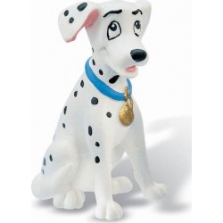Figurine - Dalmatian seated with red necklace - One Hundred and One Dalmatians