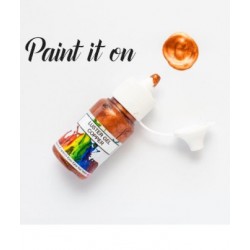 pintura gel lustre - cobre - 15ml - Rolkem