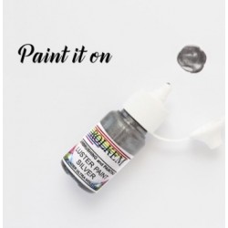 gel luster paint - silver - 15ml - Rolkem