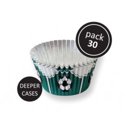 cupcake cases - football - PME