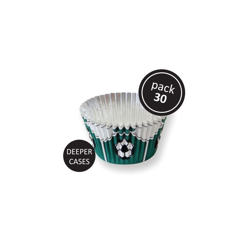 cupcake cases - football - PME