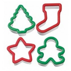 Comfort Grip Metal Cookie Cutter - 4 pieces - Wilton