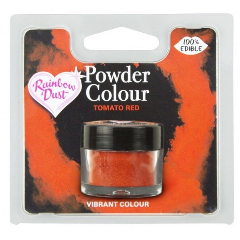 colorante en polvo "Powder Colour" tomato red / tomate rojo - 3g - RD